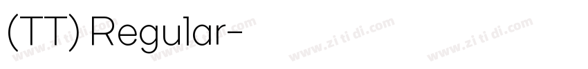 华文细黑(TT) Regular字体转换